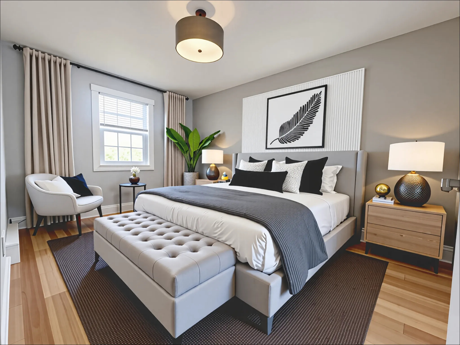 Stonehenge Apartments — staged bedroom